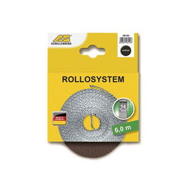 Schellenberg Cinta de persiana marrón 14 mm x 6 m Cinta para persianas de Nylon
