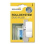 Schellenberg Guía Cinta Plus Maxi Blanco 38x85x25mm con Junta-Cepillo para Persianas Pesadas