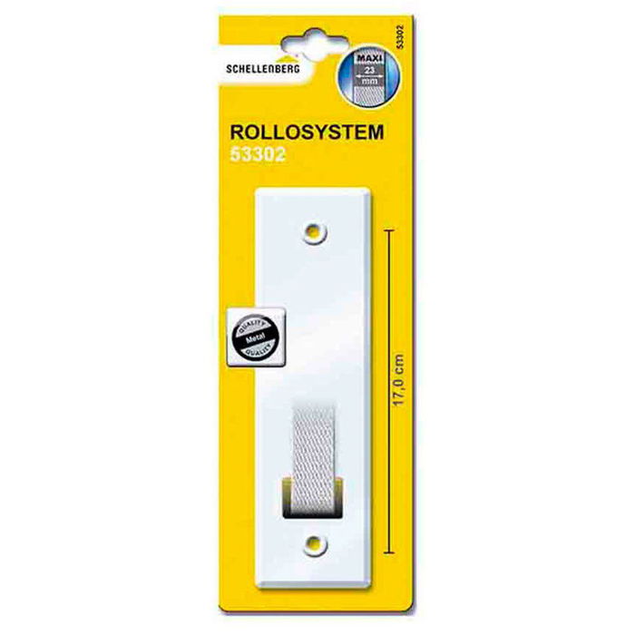 Schellenberg Recogedor con Placa Blanco Sistema Maxi 25 x 165 x 140 mm