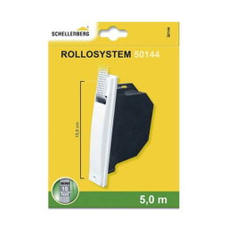 Schellenberg Recogedor empotrable minipack para persiana cinta 5 m (distancia taladro 150 mm)