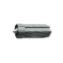 Schellenberg Contera Sistema Maxi.union Eje Octogonal y Cojinete Muro Plástico Negro Ø 60 x 150 mm