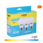 Edm Kit de 3 bombillas LED estándar E27 10W luz fría