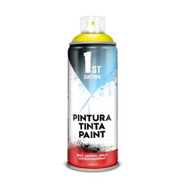 1St Edition Pintura Alquídica Spray 642 Amarillo Limón Mate 520 cc