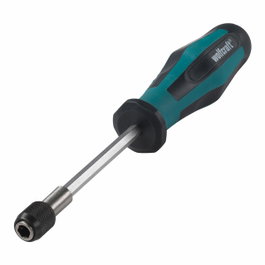 Wolfcraft Atornillador manual con portapuntas largo de 197 mm