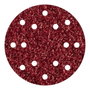 Wolfcraft Discos adhesivos de lijar de corindón, ø150 mm, grano 40, 5 uds