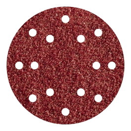 Wolfcraft Discos adhesivos de lijar de corindón ø150 mm, grano 80, 5 uds