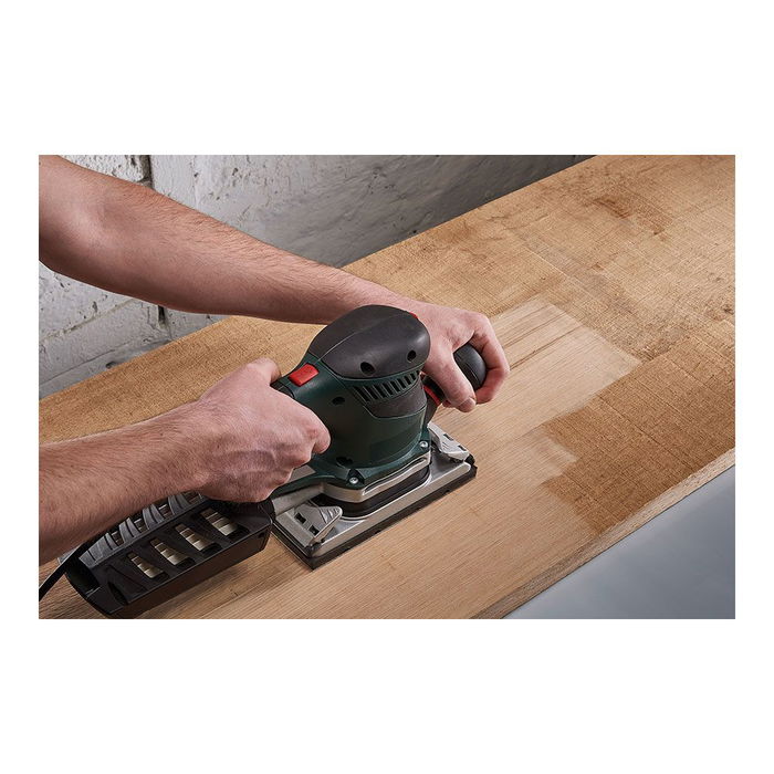 Wolfcraft Hojas de Lijar Adhesivas 1766000, Corindón, Grano 40, 93 x 185 x 1 mm, Pack de 10 Unidades para Madera y Metal