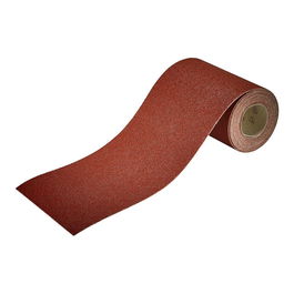 Wolfcraft Rollo de Papel Abrasivo Adhesivo 4 m x 115 mm, Grano 80 para Madera/Metal, Ref. 1740000
