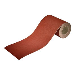 Wolfcraft Rollo de Papel Abrasivo Adhesivo 4 m x 115 mm, Grano 120 para Madera y Metal - Ref. 1741000
