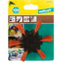 Wolfcraft Cepillo de abanico de alambre de nylon vástago hexagonal ø100 x 20 mm