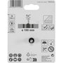 Wolfcraft Cepillo de abanico de alambre de nylon vástago hexagonal ø100 x 20 mm