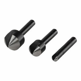 Wolfcraft Juego de 3 Avellanadores ws ø6,00 / ø12,00 / ø16,00 mm