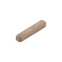 Wolfcraft 2905000 - Espigas Corrugadas de Madera de Haya Ø6x30mm, para Ensamblaje, Grosor Tablero 12-14mm, Paquete con 200 Unidades