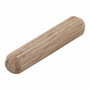 Wolfcraft Bolsa con 200 espigas corrugadas de madera de 6x30 mm