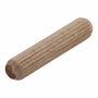 Wolfcraft Bolsa con 150 espigas corrugadas de haya de ø8x40mm