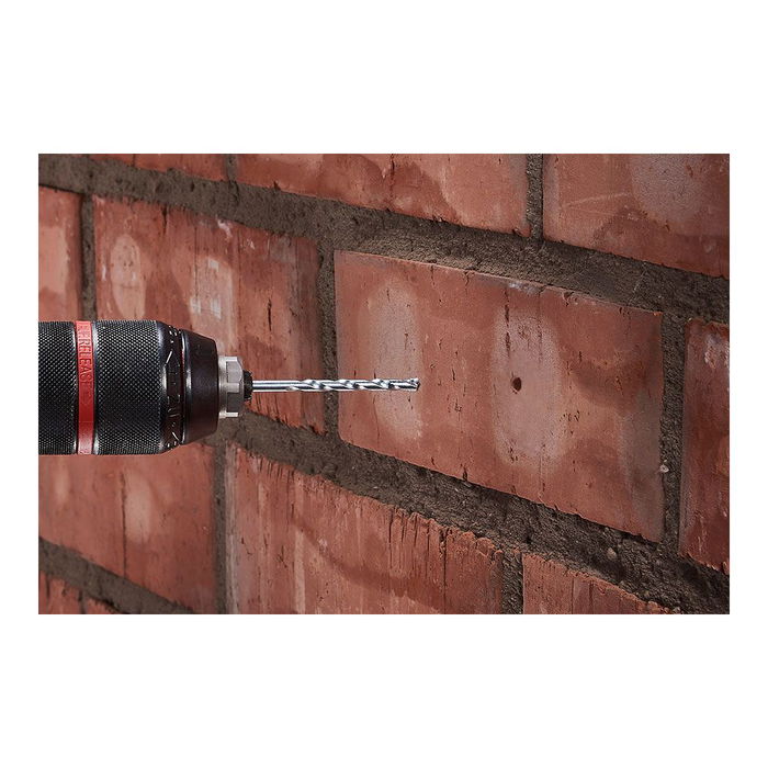 Wolfcraft Juego de 5 Brocas para Piedra Diámetro 4 5 6 8 10 mm | 8450000 | Herramienta Especializada para Taladrar