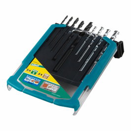 Wolfcraft Juego de brocas para metales y piedra, 9 piezas