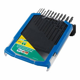 Wolfcraft Juego de 13 brocas para metal HSS FL ø1,5-6,5 mm