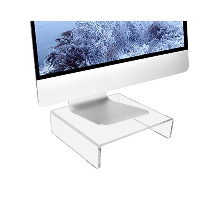 Compossar Peana Metacrilato 6mm para Monitor PC Transparente 24x20x8 cm