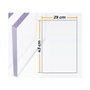 Compossar Placa de policarbonato compacto transparente 4mm - 29x43cm