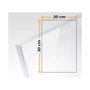 Compossar Placa de metacrilato transparente colada 3mm - 20x30cm