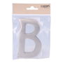 Edm Letra B Níquel Mate 10cm Fijación Invisible
