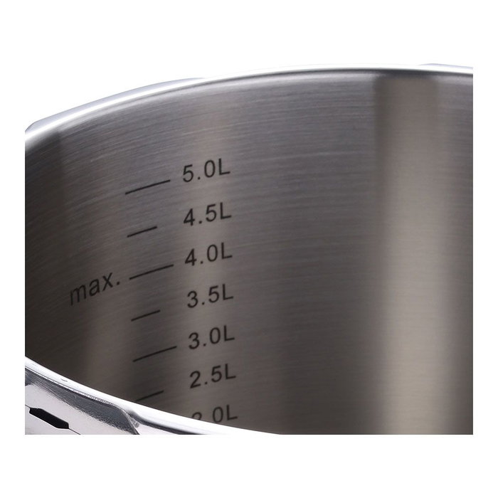 San Ignacio Olla a presión SG-8050 Creta 6L Acero Inoxidable Ø22cm Inducción
