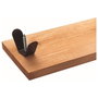 San Ignacio Jamonero modelo Jaén de acero y madera 23 x 40 x 16 cm