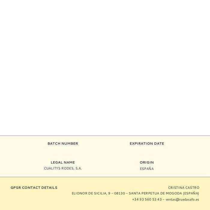 Rueda neumática llanta polipropileno cr35984 afo