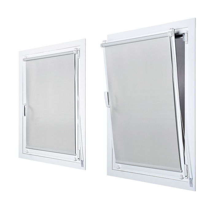 Cintacor - Stor Planet Estor enrollable Clip & Fix opaco marfil 120 x 180 cm