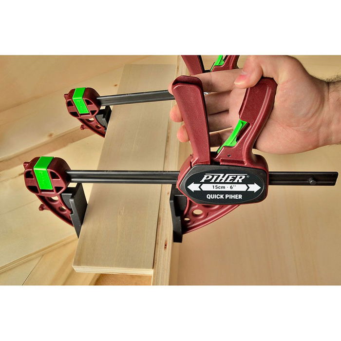 Piher Pih52630 Sargento Monomanual Quick Extra 30 cm, Presión 150 kg, Reversible Fácilmente con un Solo Clic, Ligero y Fácil de Usar con Una Sola Mano