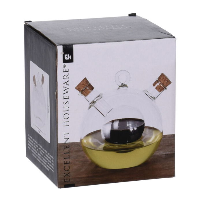 Aceitera y Vinagrera de Cristal 2 en 1 350 ml Aceitera y Vinagrera de Cristal 2 en 1 350 ml