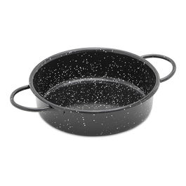 Vaello Fuente con Asas Esmaltadas ø16 cm, Apta para Fuego, Inducción y Vitrocerámica