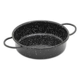 Vaello Fuente con asas esmaltada de 16 cm