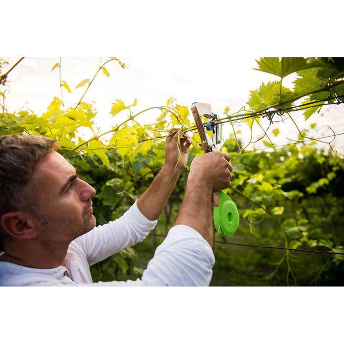 Stocker Atadora Stocktap para Plantas, Huerto y Jardín, Máxima Eficacia en Ataduras, Verde, 37cm