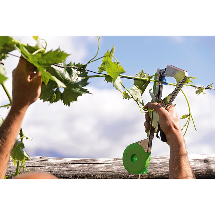 Stocker Atadora Stocktap para Plantas, Huerto y Jardín, Máxima Eficacia en Ataduras, Verde, 37cm