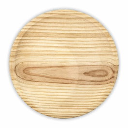Fackelmann Profesional Plato de madera especial para pulpo ø22 cm