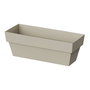 Plastiken Jardinera Limited Ecru, 10 x 25 cm, Maceta Decorativa para Plantas