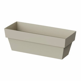 Plastiken Jardinera Limited Ecru 10 x 25 cm