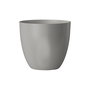Plastiken Macetero o Cuenco de Plástico, Color Plata, Ø 18 cm