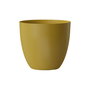 Plastiken Macetero de plástico tipo cuenco color dorado Ø 18 cm