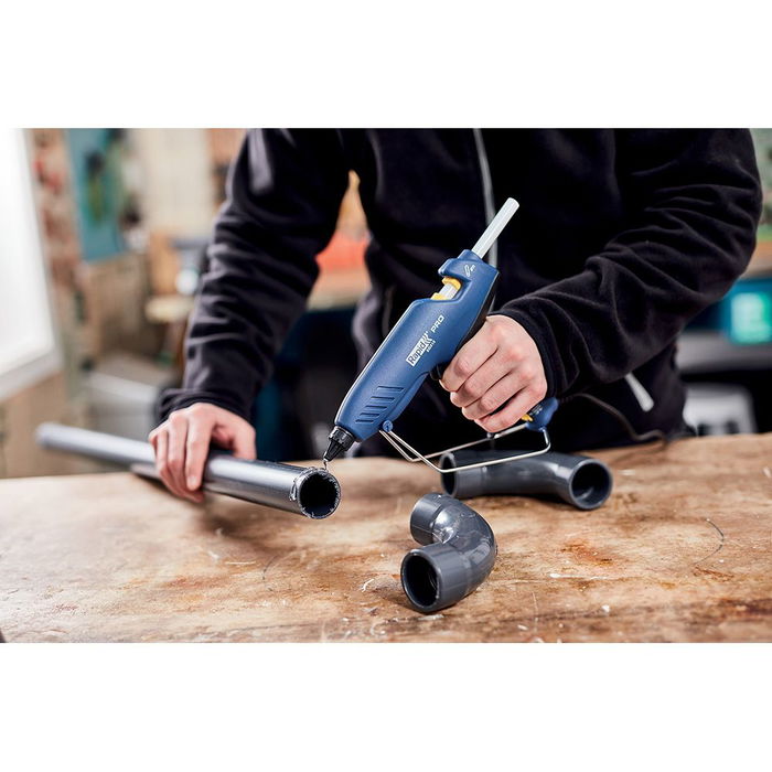 Rapid Pistola de Cola Profesional EG313 5001490 100W para Barras de Silicona Ø11-12 mm