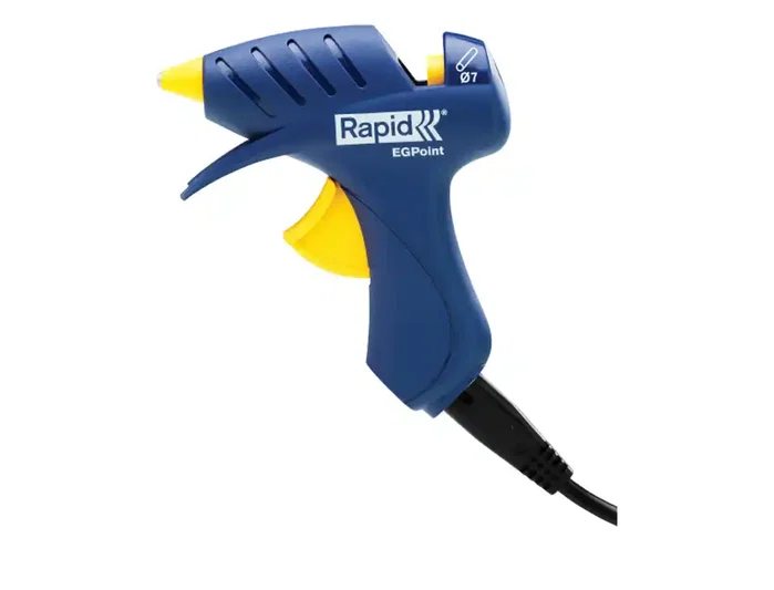 Rapid Pistola de cola termofusible EG Point para barras de 7 mm