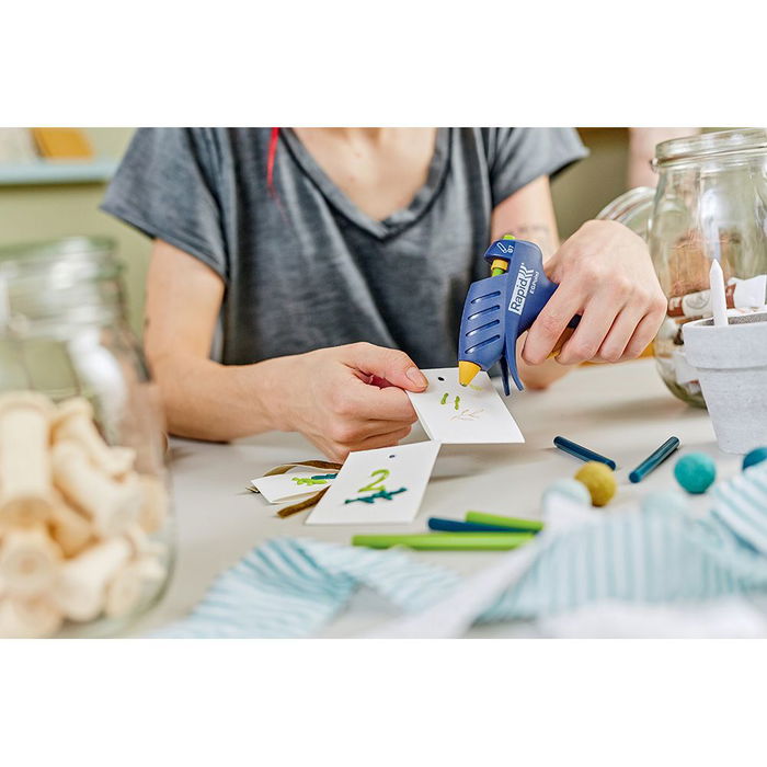 Rapid 5000423 Pistola de Cola Point Profesional sin Cable para Barras de Silicona Ø7 mm