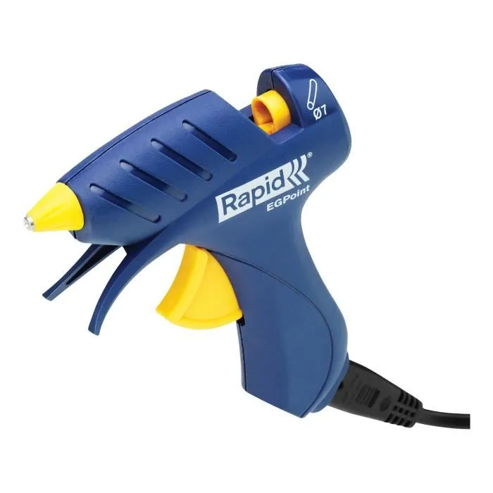 Rapid 5000423 Pistola de Cola Point Profesional sin Cable para Barras de Silicona Ø7 mm Rapid 5000423 Pistola de Cola Point Profesional sin Cable para Barras de Silicona Ø7 mm