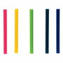 Rapid Barras de cola termofusible de colores ø7 x 90 mm, 36 uds