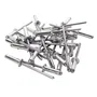 Rapid Remaches de aluminio ø4 x 10 mm, caja 500 uds