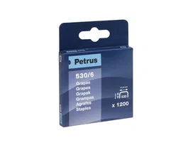 Petrus Grapas Cobreadas Modelo 530/6 mm, 1200 unidades