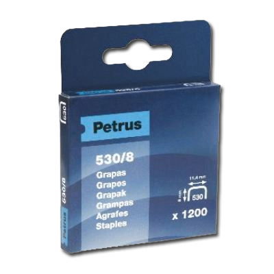 Petrus Grapas Cobreadas 530/10 mm, 1200 unidades