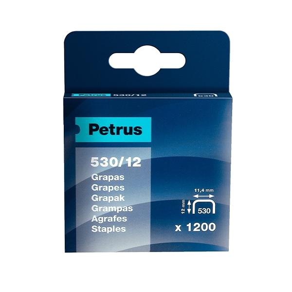 Petrus Grapas Cobreadas Modelo 530/12 mm, 1200 uds Petrus Grapas Cobreadas Modelo 530/12 mm, 1200 uds